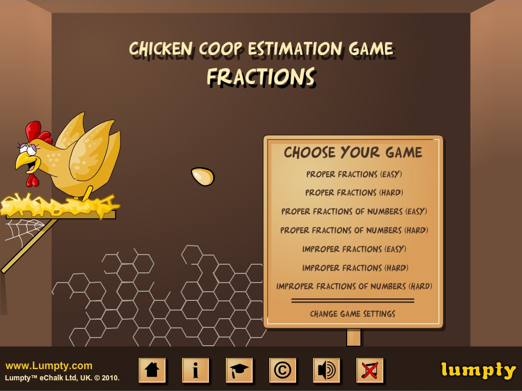 Chicken Coop Fraction Games / Fractions &amp; Decimals / Elementary School ...